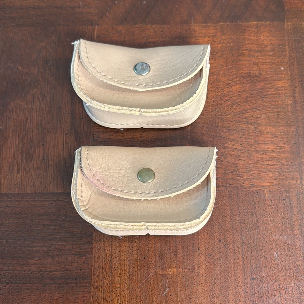 Vintage Set of 2 Girl Guide Brownies Coin Purse Pouch with Belt Loops